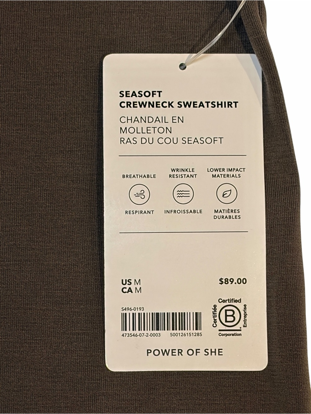 ATHLETA new Seasoft Crewneck Sweatshirt - Picture 2 of 12